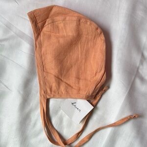 Briar Baby Peach Orange Bonnet